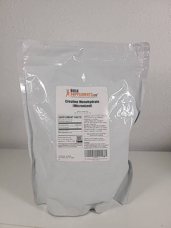 BulkSupplements Creatine Monohydrate Powder