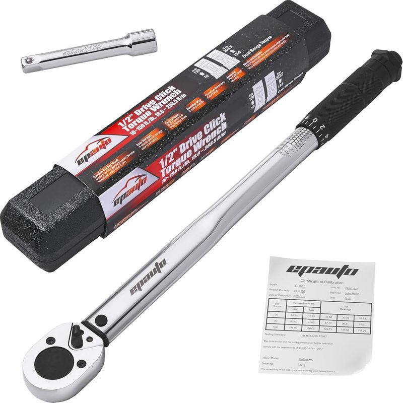 EPAuto 1/2-Inch Drive Click Torque Wrench